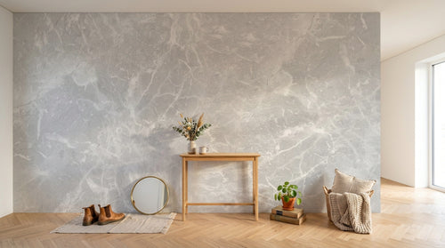 Design C0559 — Papier peint Marbre Blanc Classique - Collection 1 — Novomur