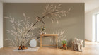 Design C0921 — Papier peint Magnolia & Oiseaux — Novomur
