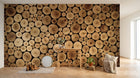 Design C0959 — Papier peint Bois Rustique Brun - Collection 2 — Novomur