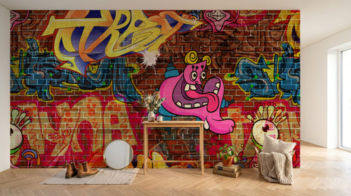 Design D0038 — Papier peint Graffiti Street Art — Novomur