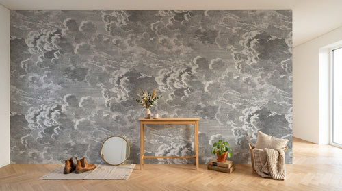 Design D0313 — Papier peint Marbre Blanc Classique - Collection 1 — Novomur