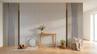 Design D0361 — Papier peint Bois Rustique Blanchi — Novomur