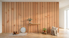 Design D0791 — Papier peint Bois Rustique Blanchi — Novomur