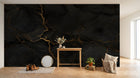 Design D0988 — Papier peint Marbre Noir et Or Luxe - Collection 1 — Novomur
