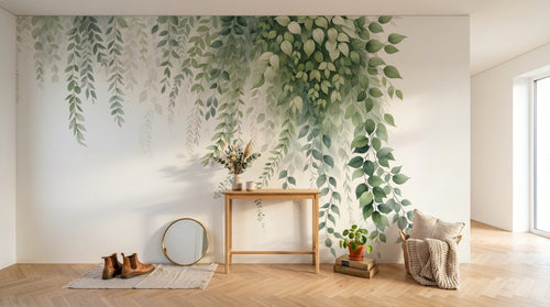 Design D0992 — Papier peint Eucalyptus Botanique Sauge — Novomur