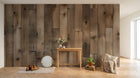 Design D0996 — Papier peint Bois Rustique Brun - Collection 2 — Novomur