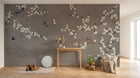 Design E0391 — Papier peint Cerisier Blanc et Prunier — Novomur