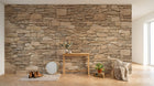 Design F0102 — Papier peint Texture Pierre et Béton — Novomur