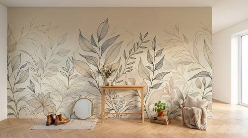 Design F0197 — Papier peint Botanique Feuillage - Collection 2 — Novomur