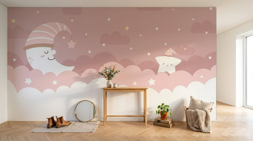 Design F0420 — Papier peint Ciel Nocturne Enfant - Collection 1 — Novomur