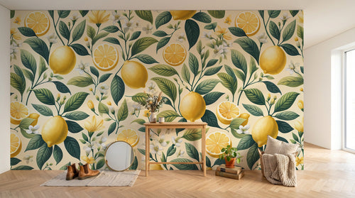 Design F0522 — Papier peint Fruits Agrumes - Collection 1 — Novomur
