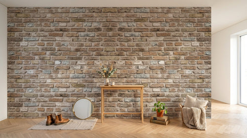 Design F0526 — Papier peint Brique Blanche — Novomur