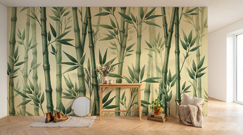Design F0584 — Papier peint Bambou — Novomur