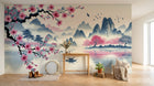 Design F0620 — Papier peint Cerisier Rose — Novomur