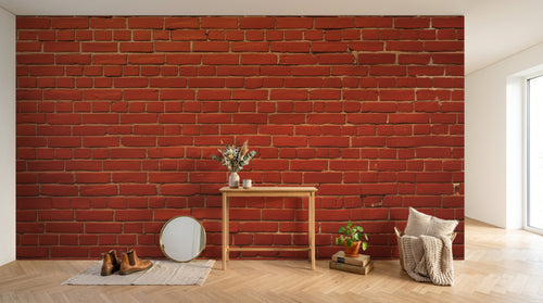 Design F0638 — Papier peint Brique Rouge — Novomur
