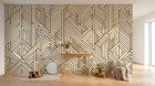 Design F0894 — Papier peint Géométrique Triangles et Losanges - Collection 1 — Novomur