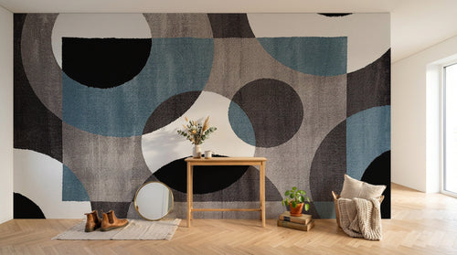Design SD0327 — Papier peint Art Abstrait Bauhaus Coloré - Collection 1 — Novomur
