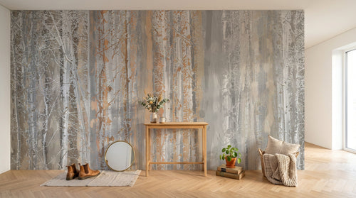 Design SD0401 — Papier peint Forêt Bouleaux — Novomur