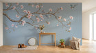 Design SD0466 — Papier peint Cerisier Rose — Novomur