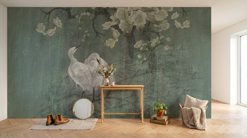 Design SD0551 — Papier peint Magnolia & Oiseaux — Novomur