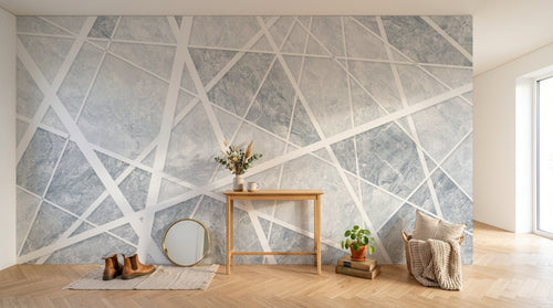 Design SD0725 — Papier peint Marbre Blanc Classique - Collection 2 — Novomur