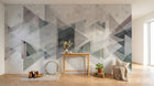 Design SK0130 — Papier peint Géométrique Triangles et Losanges - Collection 2 — Novomur