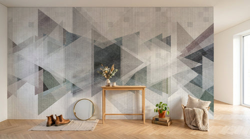 Design SK0130 — Papier peint Géométrique Triangles et Losanges - Collection 2 — Novomur