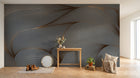 Design SK0142 — Papier peint Art Abstrait Vagues et Lignes — Novomur