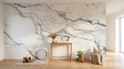 Design SK0271 — Papier peint Marbre Blanc Classique - Collection 2 — Novomur