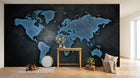 Design SK0525 — Papier peint Carte du Monde — Novomur