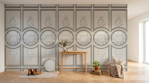 Design SK0537 — Papier peint Damassé Classique — Novomur