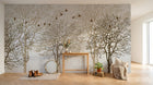 Design SK0549 — Papier peint Forêt Pins et Sapins - Collection 2 — Novomur