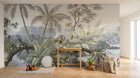 Design SK0551 — Papier peint Palmier Tropical & Jungle Dense — Novomur