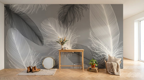 Design SK0650 — Papier peint Plumes — Novomur