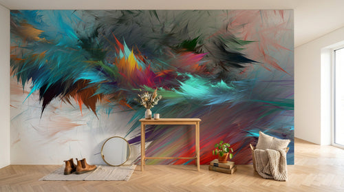 Design SK0754 — Papier peint Plumes — Novomur
