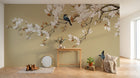 Design SK0777 — Papier peint Cerisier Blanc et Prunier — Novomur