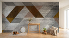 Design SK0789 — Papier peint Géométrique Triangles et Losanges - Collection 2 — Novomur