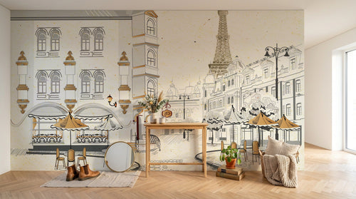 Design SK0794 — Papier peint Architecture et Villes — Novomur