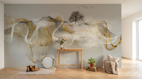 Design SK0843 — Papier peint Arbres Décoratifs — Novomur