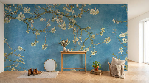 Design SK0851 — Papier peint Cerisier Blanc et Prunier — Novomur