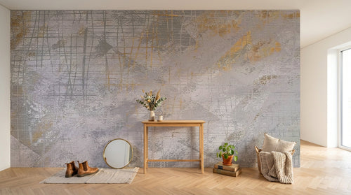 Design SK0860 — Papier peint Marbre Blanc Classique - Collection 1 — Novomur