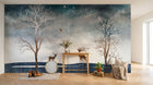 Design SL0253 — Papier peint Forêt Pins et Sapins - Collection 3 — Novomur