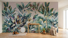 Design SL0344 — Papier peint Palmier Tropical & Jungle Dense — Novomur