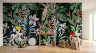 Design SL0377 — Papier peint Palmier Tropical & Jungle Dense — Novomur