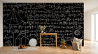 Design SL0655 — Papier peint Tableau Noir Mathématiques — Novomur