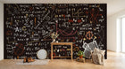 Design SL0674 — Papier peint Tableau Noir Mathématiques — Novomur