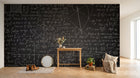 Design SL0676 — Papier peint Tableau Noir Mathématiques — Novomur
