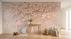 Design ZX0512 — Papier peint Arbre fleurs roses 3D fond poudre — Novomur