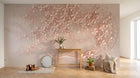 Design ZX0513 — Papier peint Branches fleurs roses 3D fond clair — Novomur