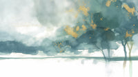 Échantillon, Design A0005, Papier peint panoramique Coups de Pinceau et Aquarelle Libre - Sur mesure